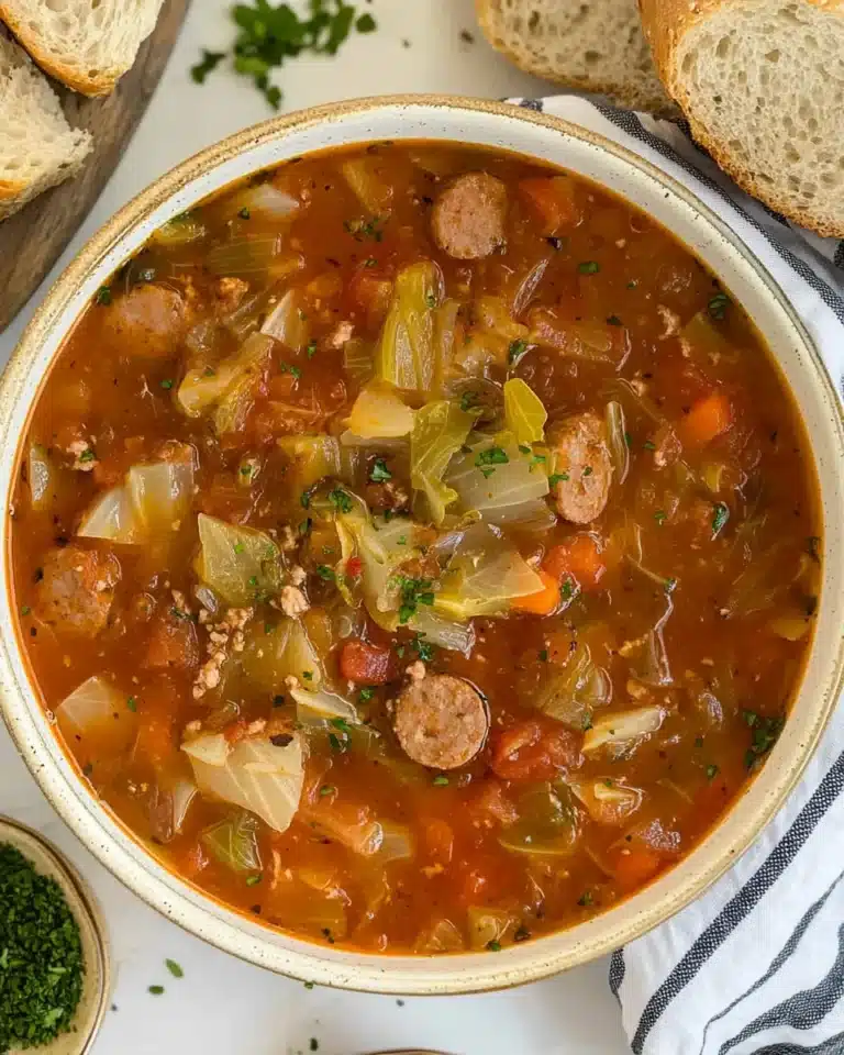Sausage and Cabbage Soup: Hearty Comfort in a Bowl
