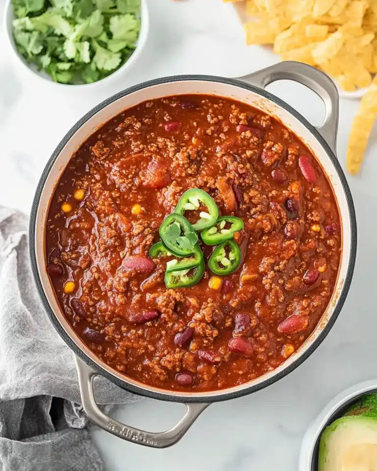 Chili Recipe: Satisfy Your Cravings with This Easy Dish