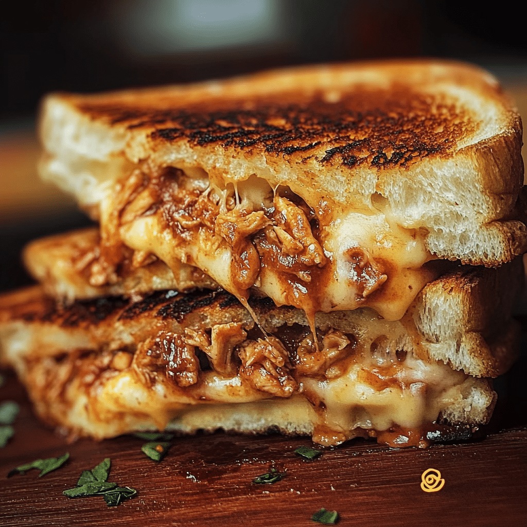 BBQ Chicken Grilled Cheese