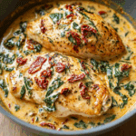 Creamy Tuscan Chicken with Spinach & Sun-Dried Tomatoes