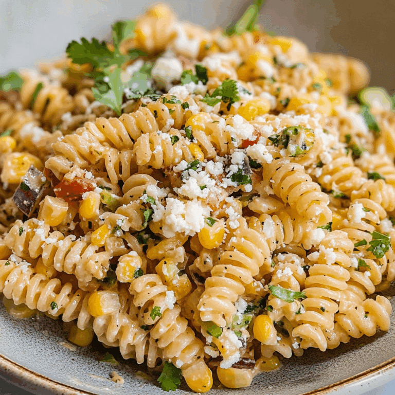 Mexican Street Corn Pasta Salad
