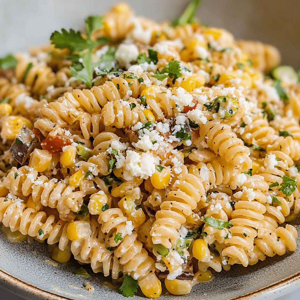 Mexican Street Corn Pasta Salad