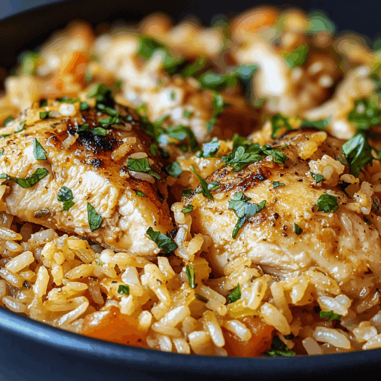 No Peek Chicken and Rice