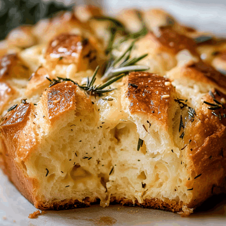 Rosemary Garlic Pull Apart Bread