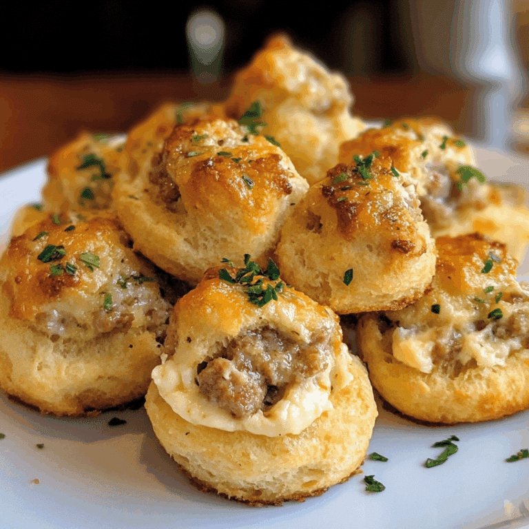 Sausage Cream Cheese Biscuit Bites