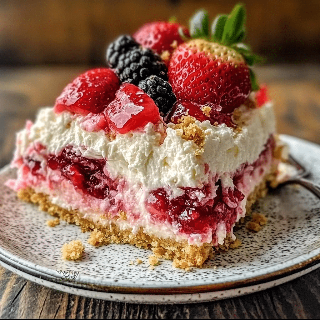 Strawberry Cheesecake Dump Cake