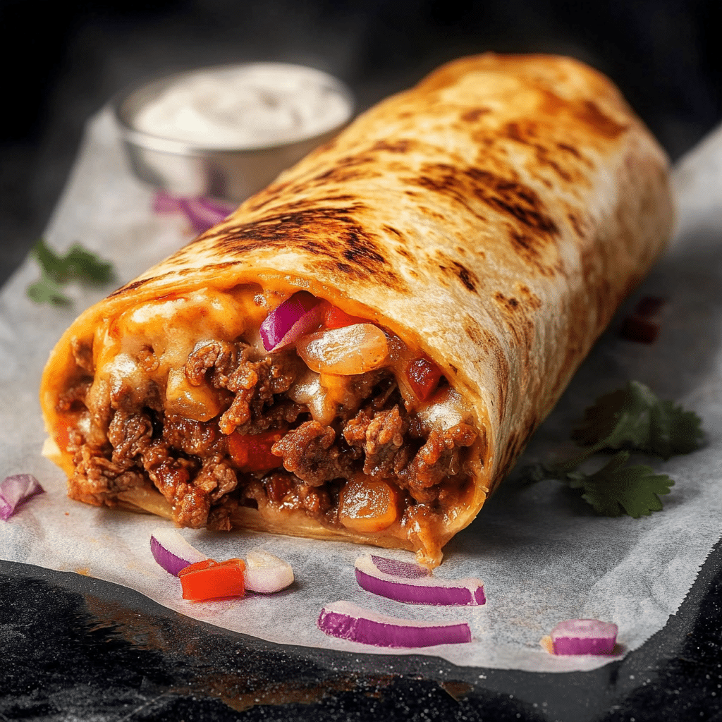 Stuffed Taco Bell Beef Burrito