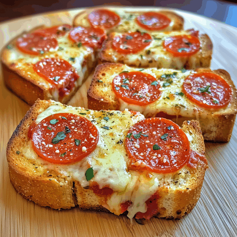 Texas Toast Pizza