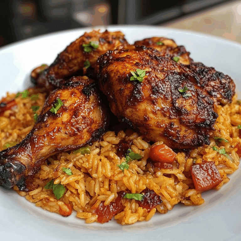 Caribbean Chicken and Spiced Rice