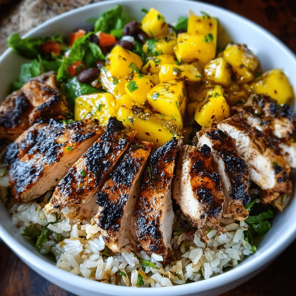 Caribbean Jerk Chicken Bowl