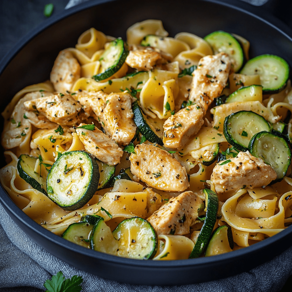 Chicken Zucchini Pasta
