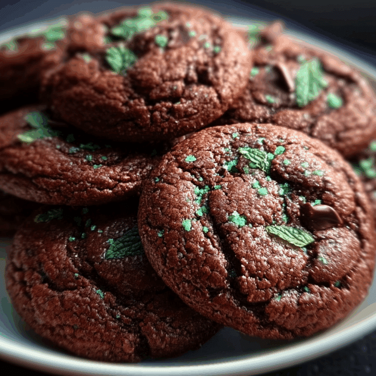 Chocolate Mint Cookies