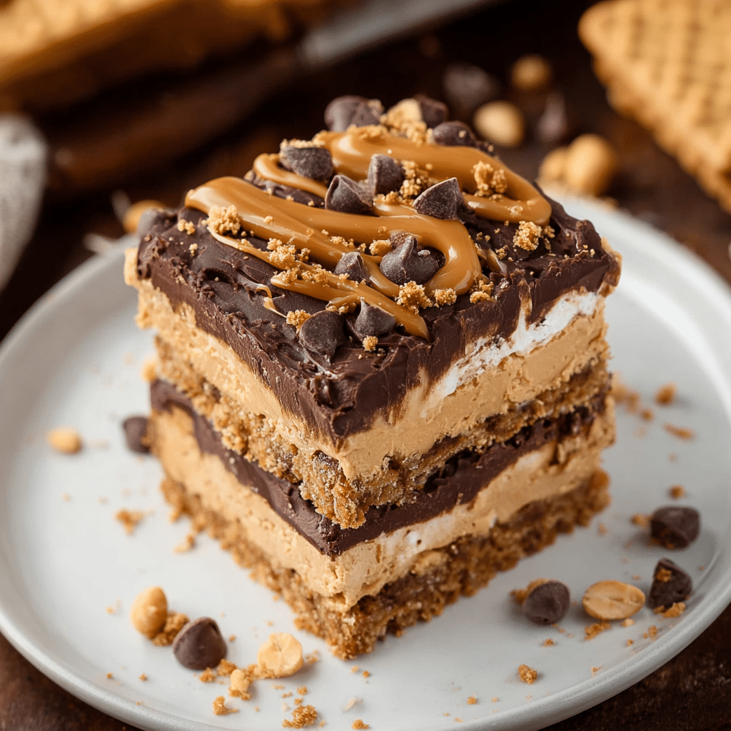 Chocolate Peanut Butter Dream Bars
