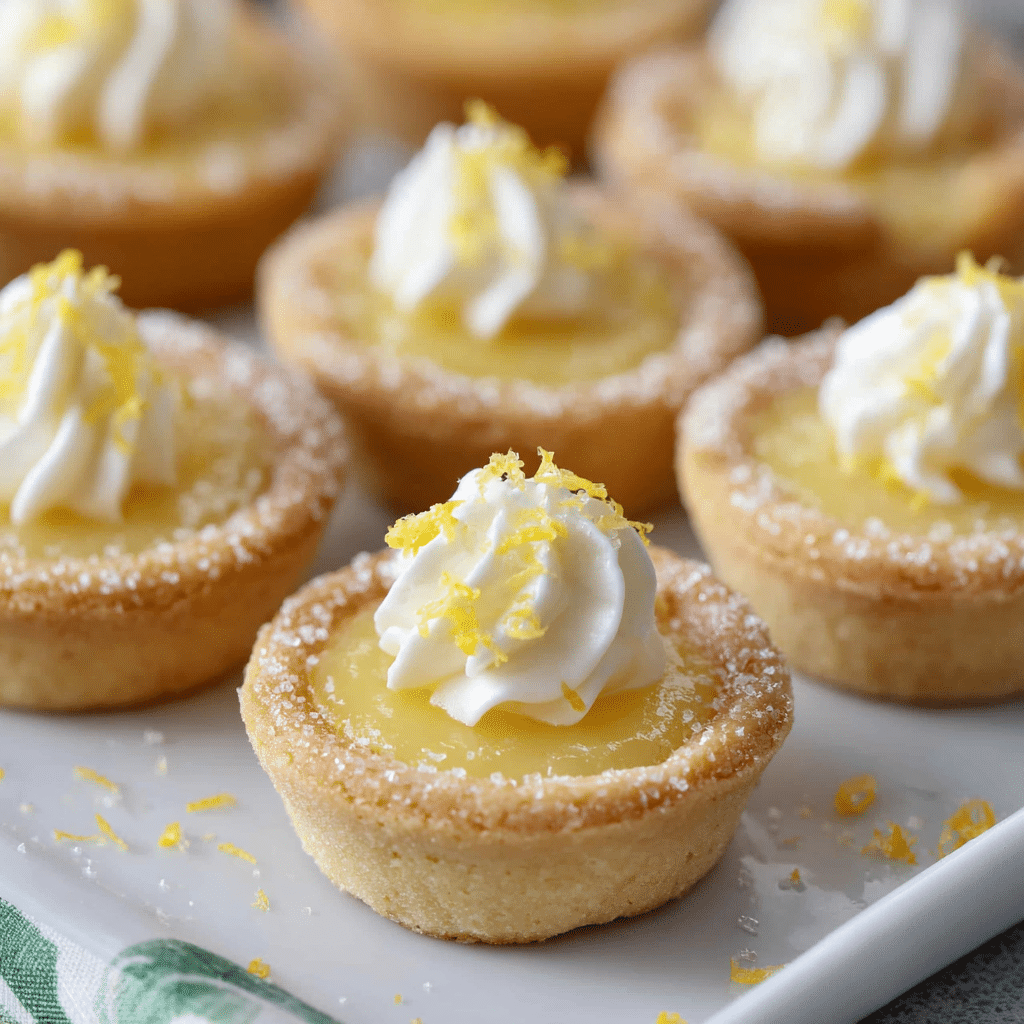 Creamy Lemon Sugar Cookie Cups