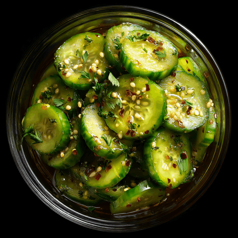 Fresh Pickled Cucumber Salad
