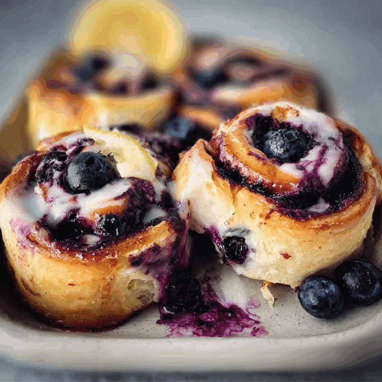 Lemon Blueberry Rolls