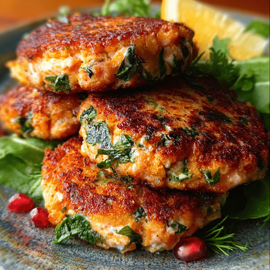 Mediterranean Salmon Patties