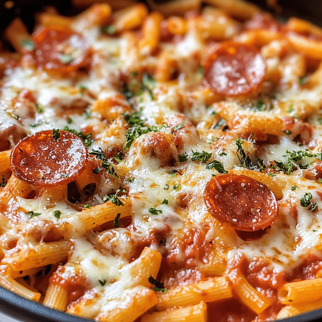 One Pot Pizza Pasta