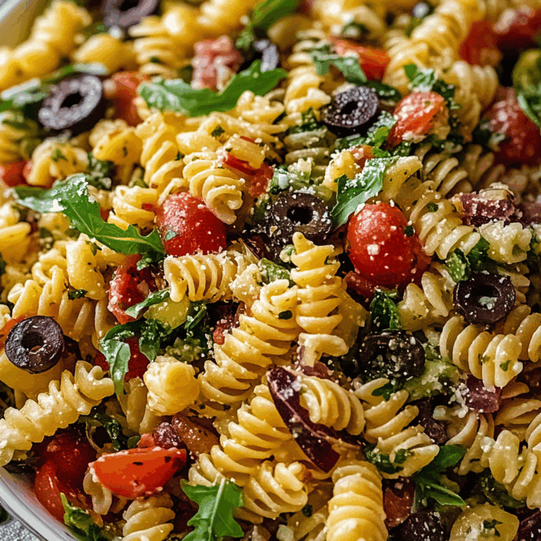 Pasta Salad with Italian Dressing