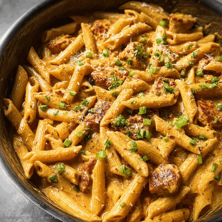 Quick Creamy Cajun Pasta