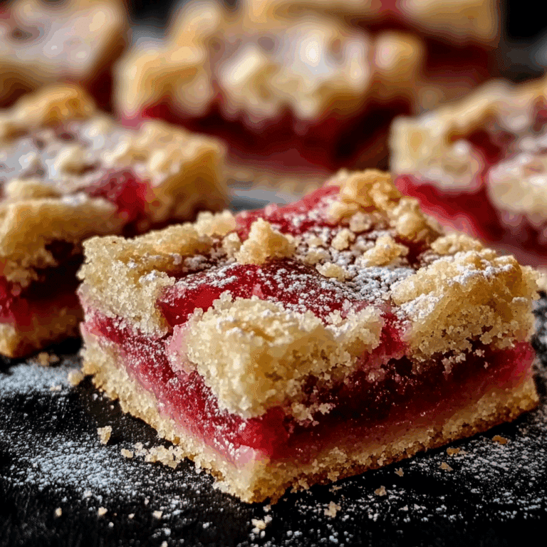 Rhubarb Shortbread Bars