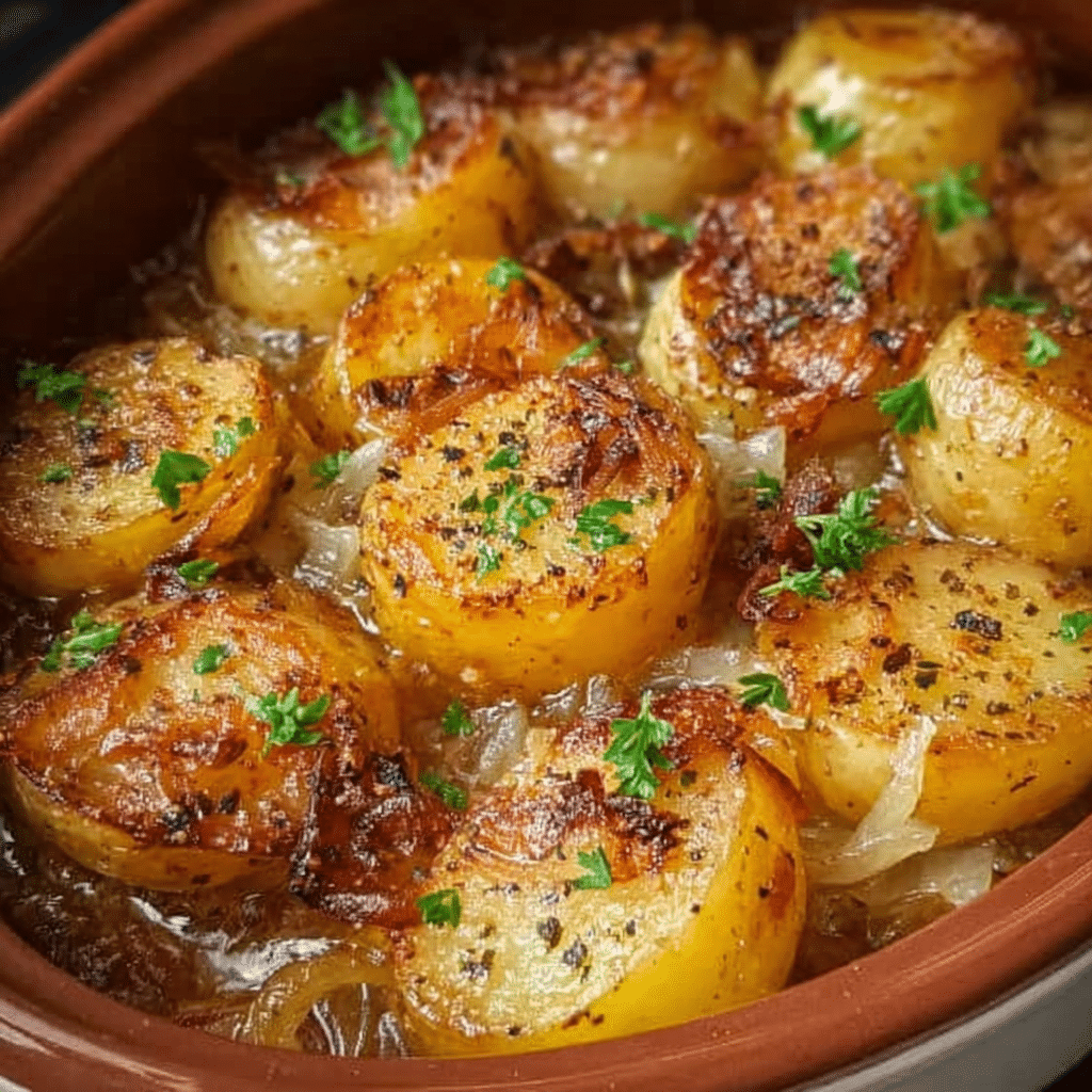 Slow Cooker Lipton Onion Potatoes