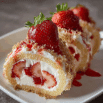 Strawberry Shortcake Cheesecake Rolls