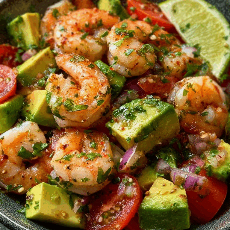 Zesty Lime Shrimp and Avocado Salad