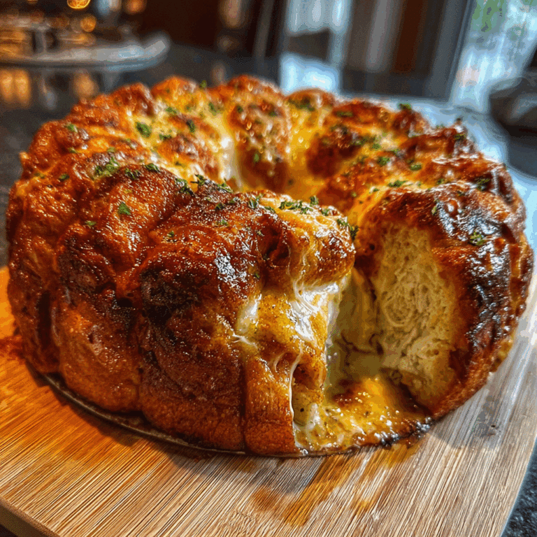 Chicken Alfredo Monkey Bread