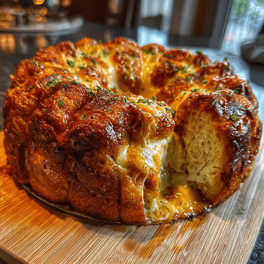Chicken Alfredo Monkey Bread