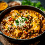 Chili Recipe with Enchilada Sauce and Ground Beef