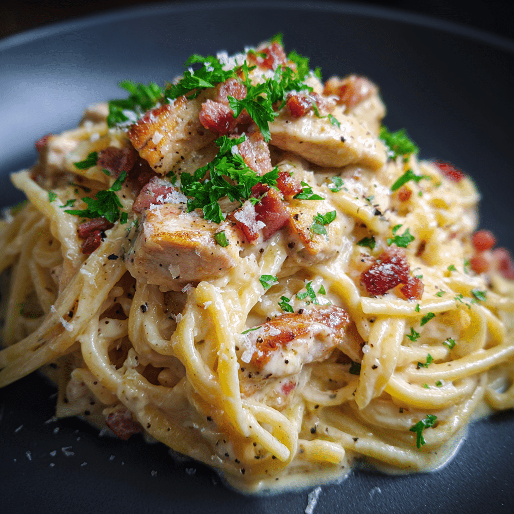 Creamy Chicken Carbonara