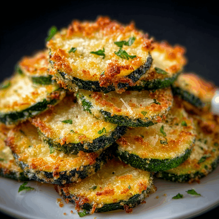 Crispy Parmesan Zucchini Rounds
