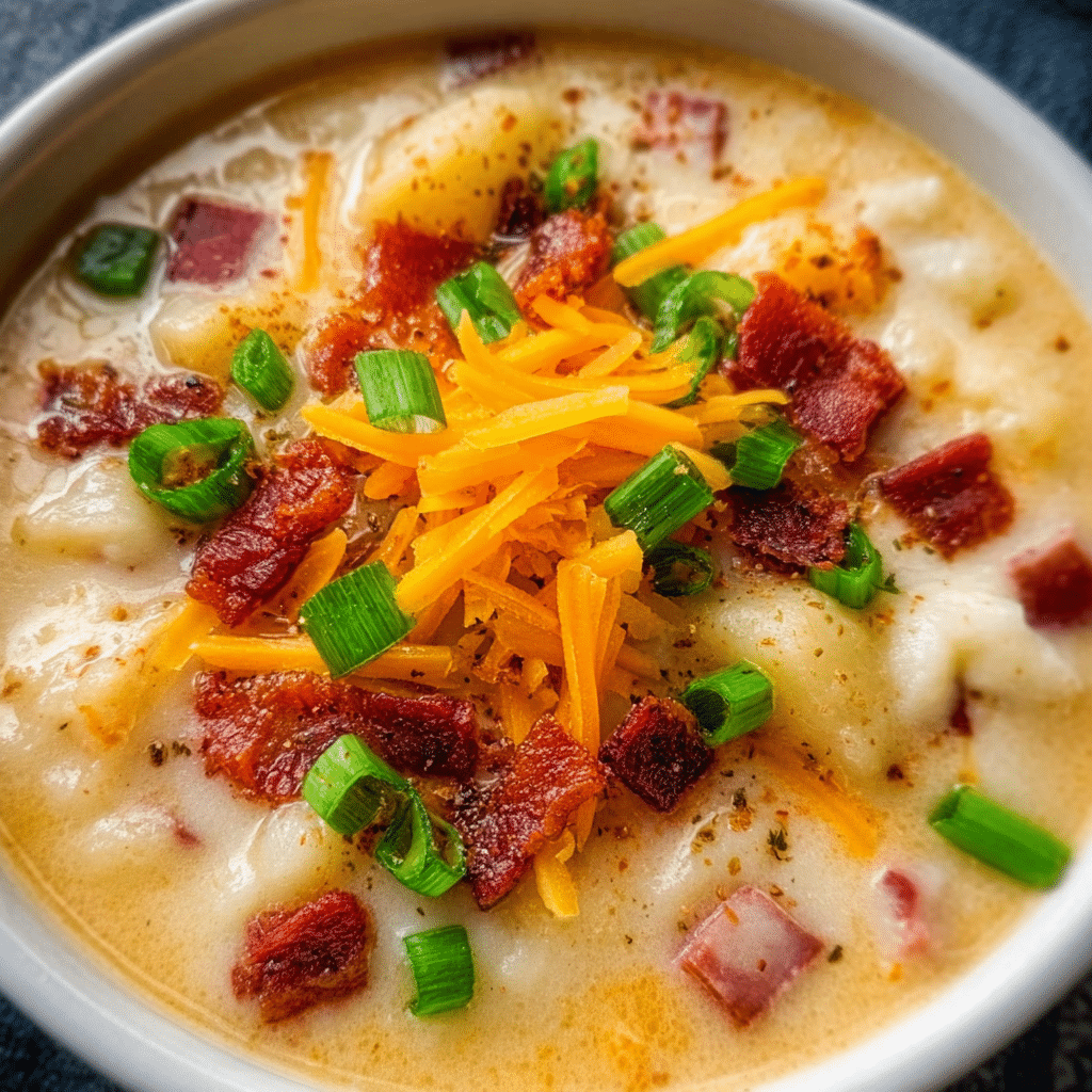 Crockpot Loaded Potato Soup