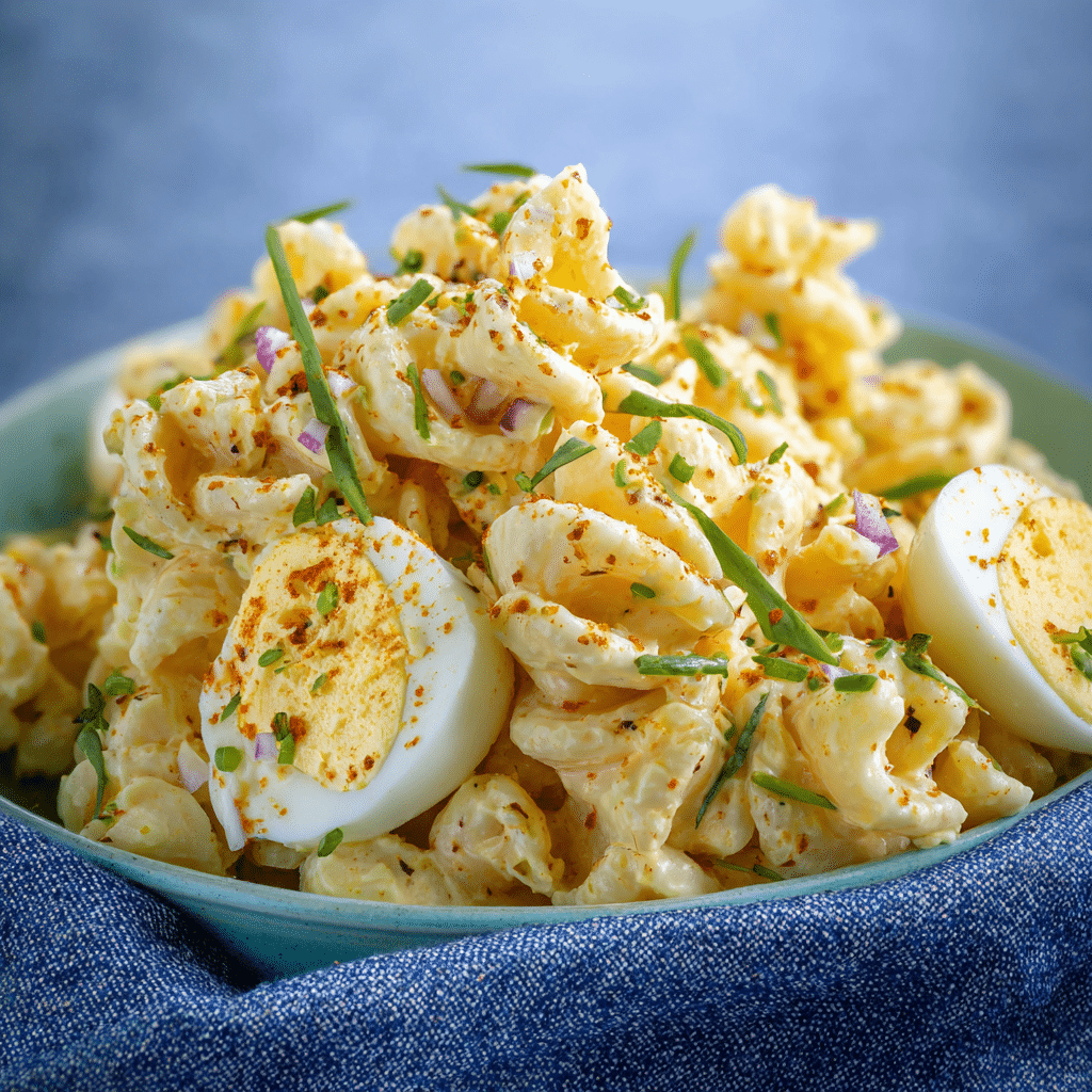 Deviled Egg Pasta Salad