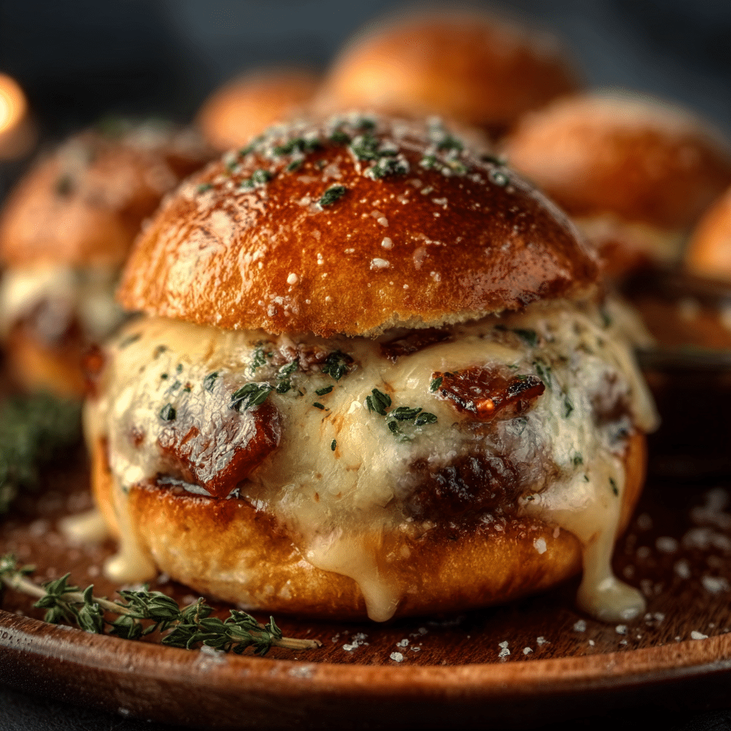 Garlic Parmesan Cheeseburger Recipe