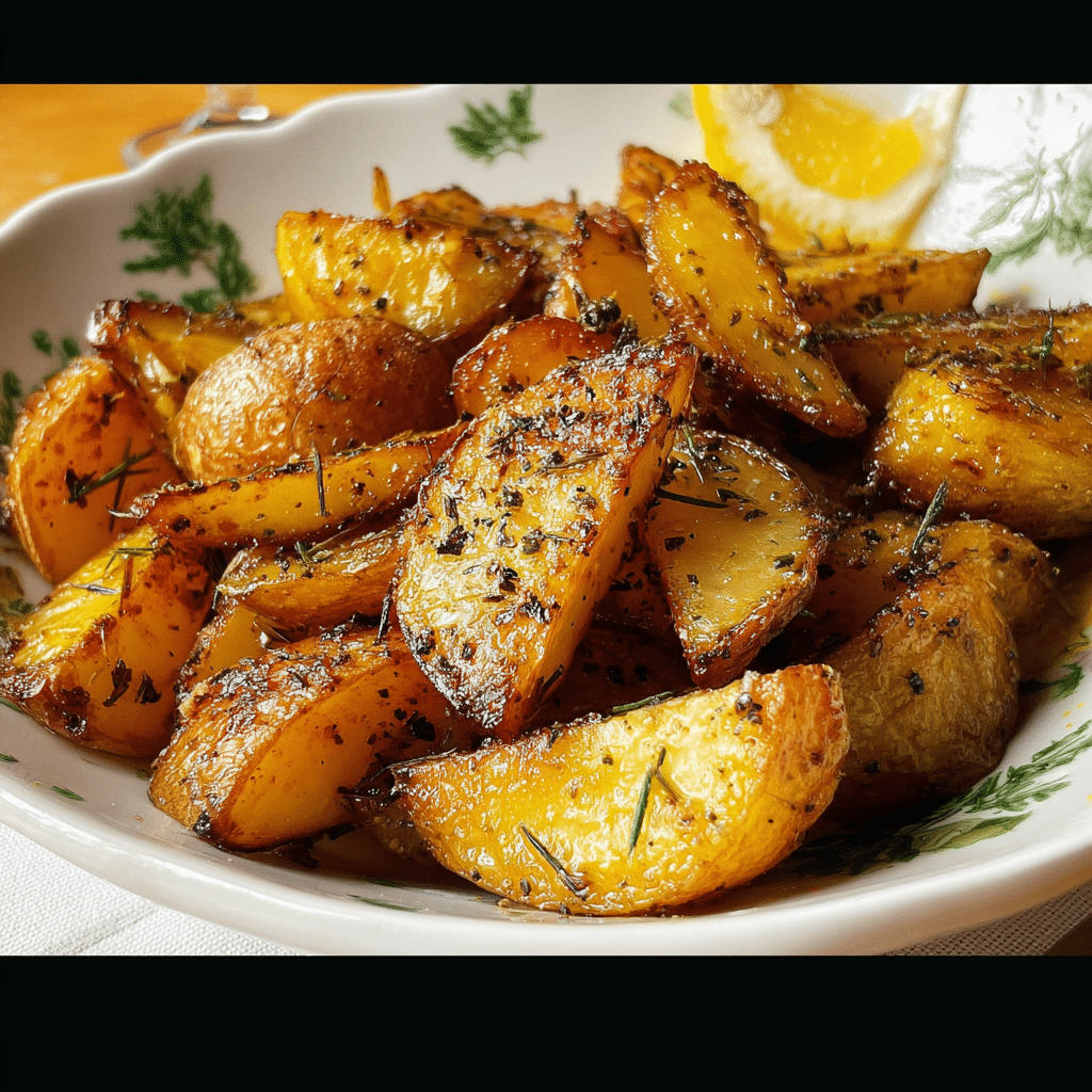 Greek Lemon Potatoes
