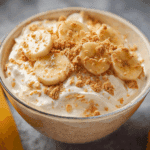 High Protein Banana Pudding Greek Yogurt Bowl