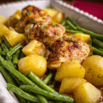 Italian Chicken, Potatoes, and Green Beans