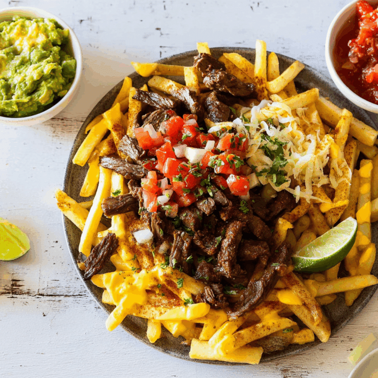 Loaded Carne Asada Fries with Nacho Dust