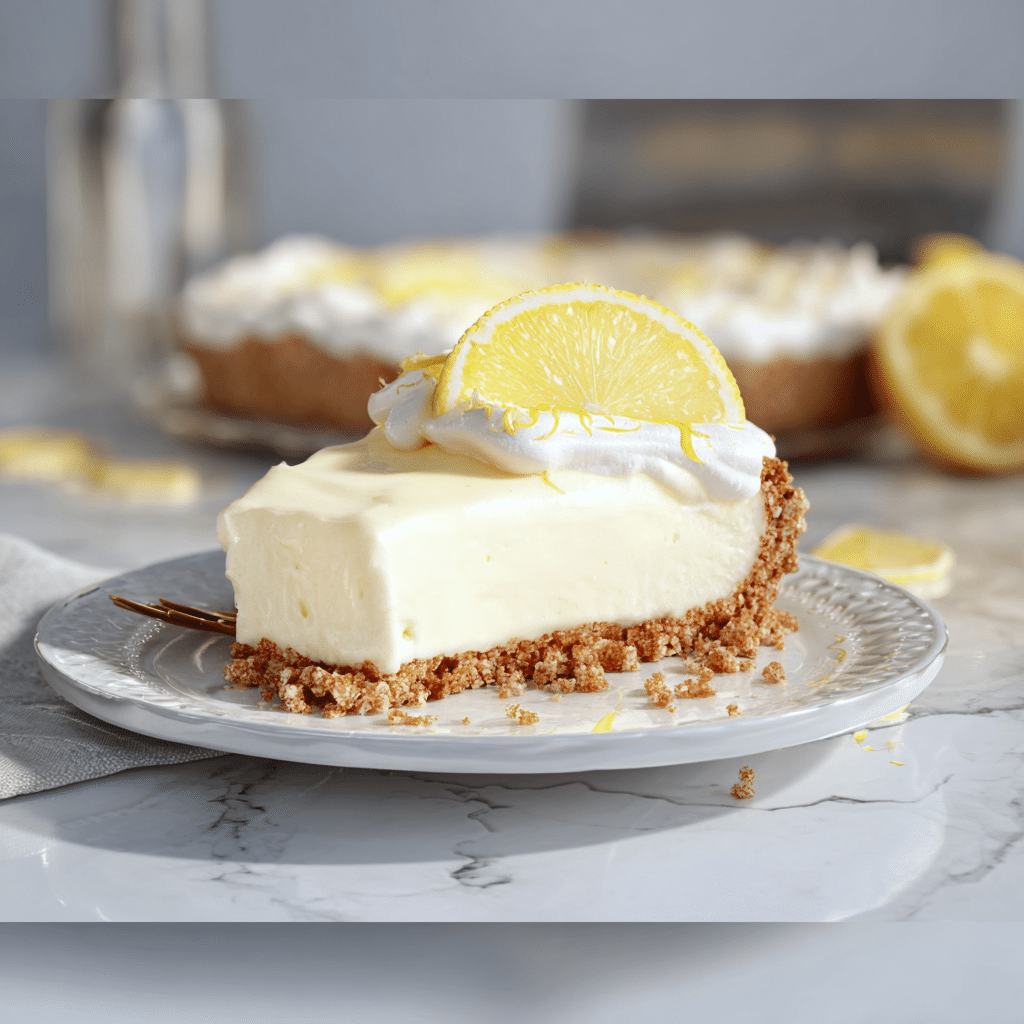 No-Bake Sugar-Free Lemon Pie
