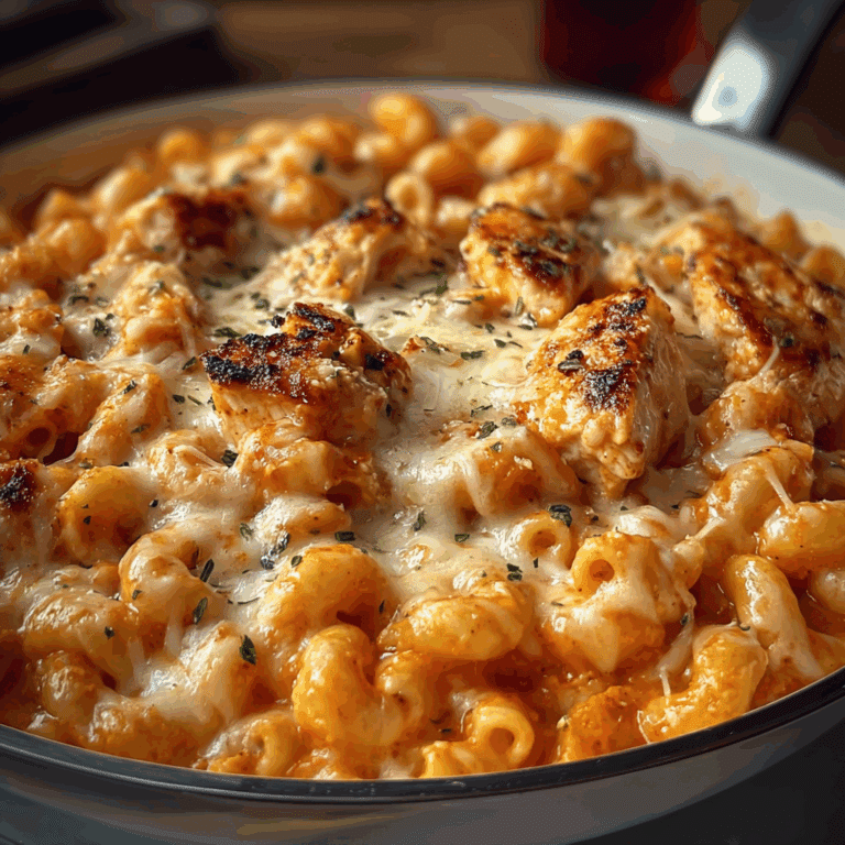 One-Pot Chicken Parmesan Mac & Cheese