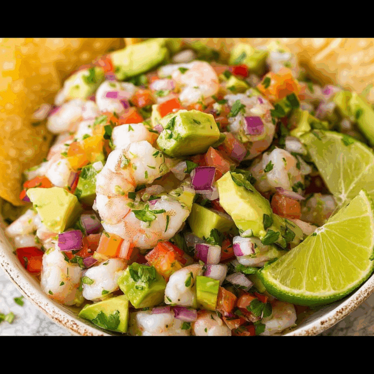 Shrimp Ceviche with Avocado & Fresh Citrus