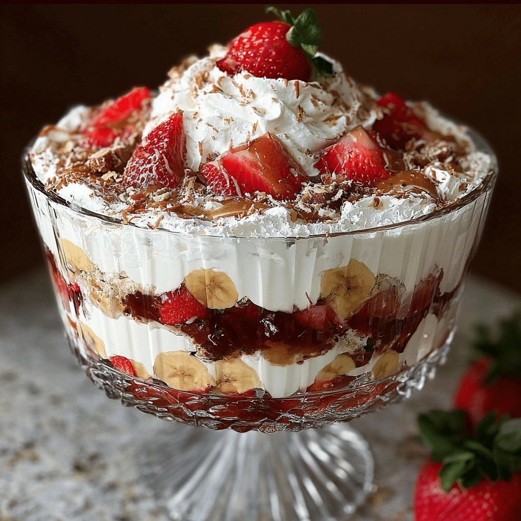 7 Layer Punch Bowl Dessert