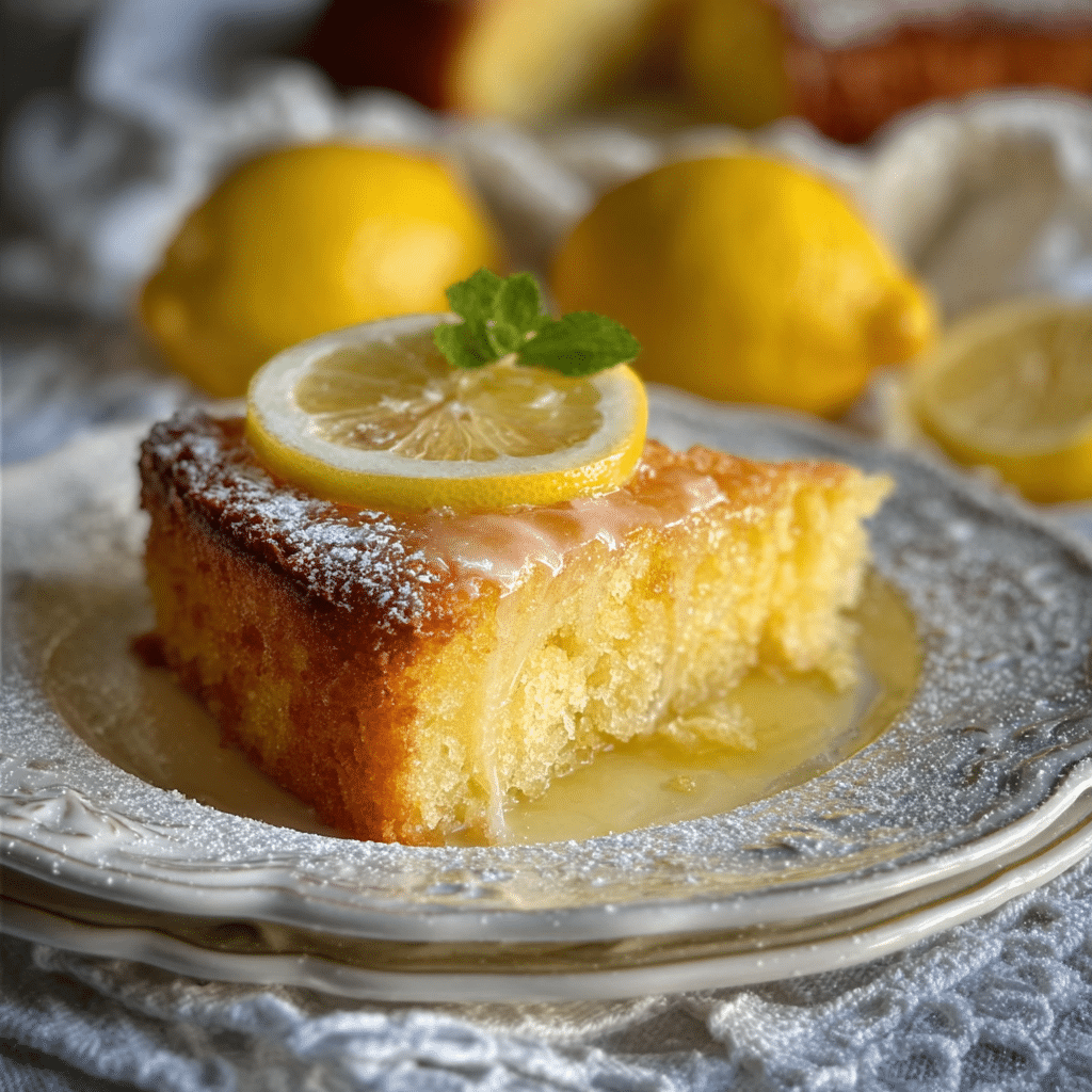 A Lemon Cake To Die For