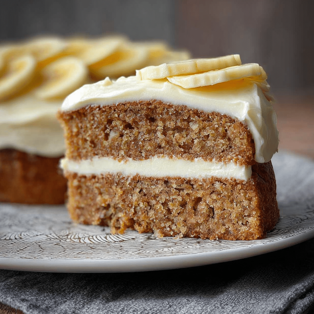 Banana Cake with Cream Cheese Frosting