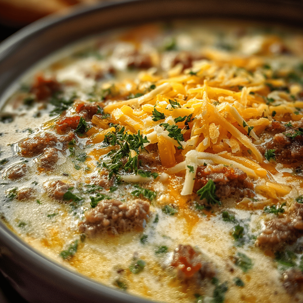 Cheeseburger Soup