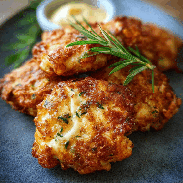 Cheesy Chicken Fritters