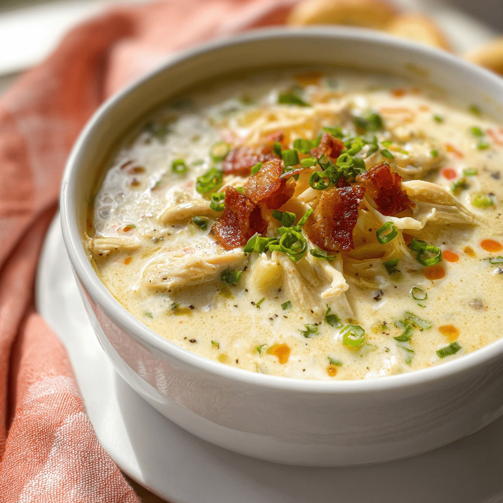 Creamy Crack Chicken Soup