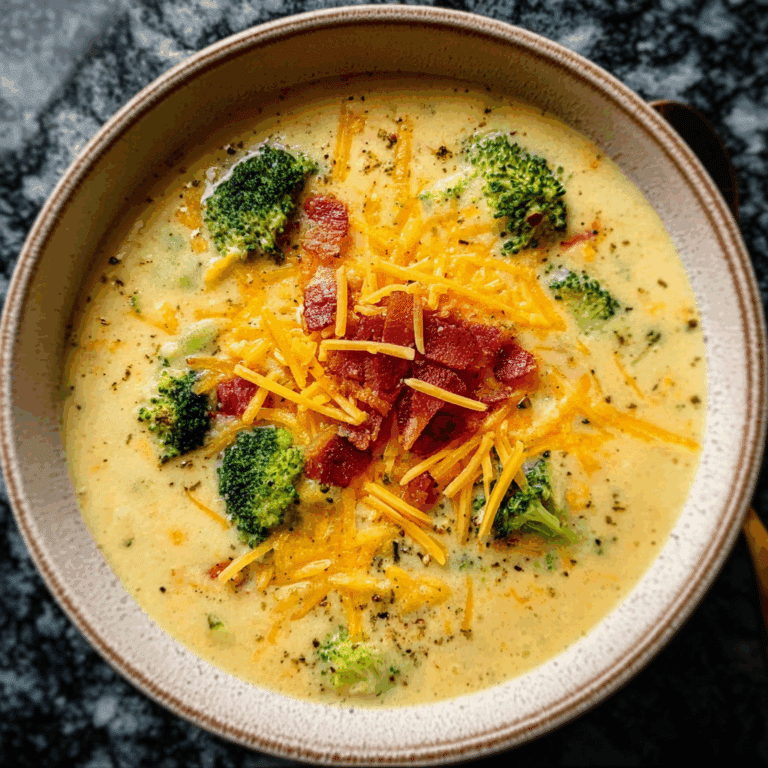 Crockpot Potato Broccoli Cheddar Soup